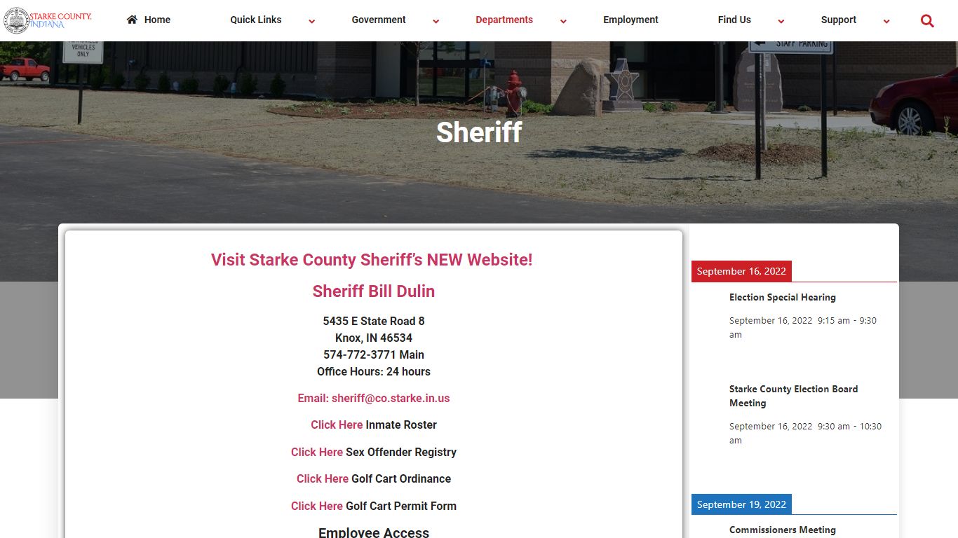 Sheriff – Starke County Indiana